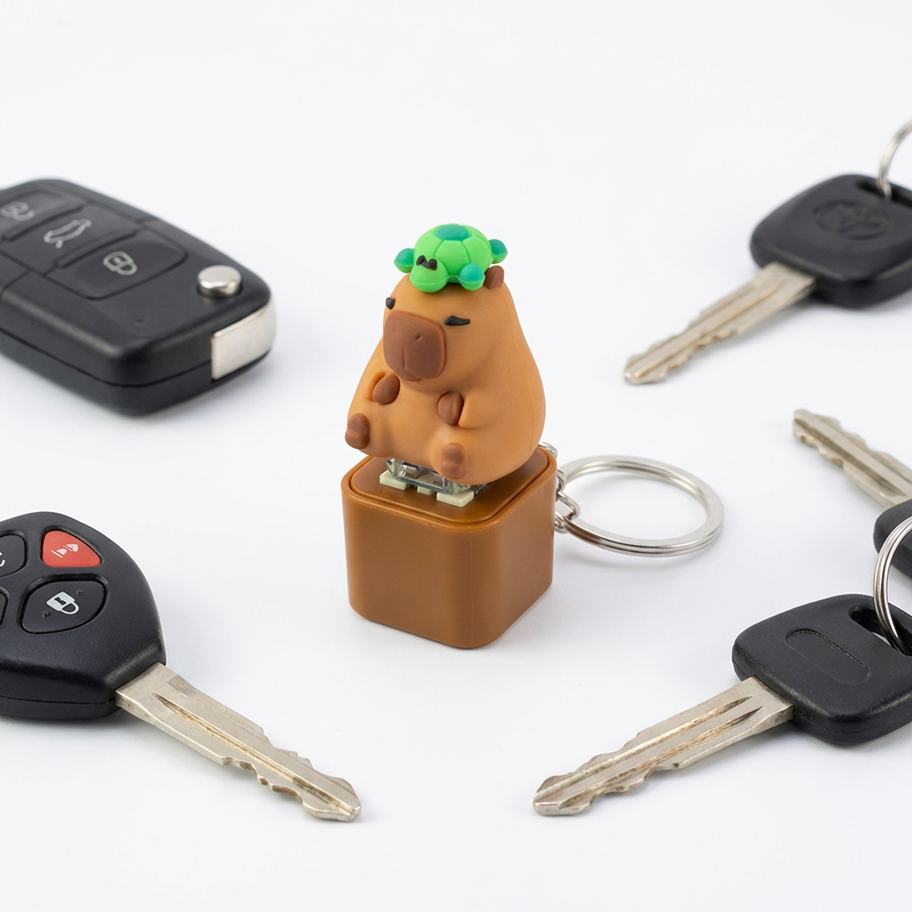 Clicky Capybara Fidget Toy: Sensory Fidget Button