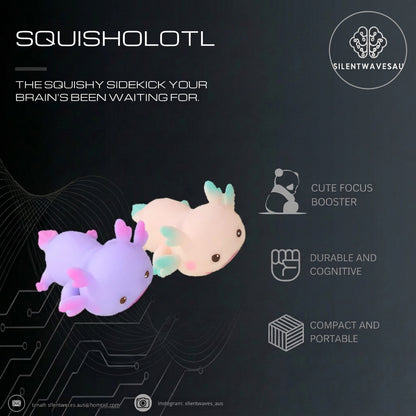 Squisholotl: Sensory Axolotl Squish Toy - Focus & Comfort