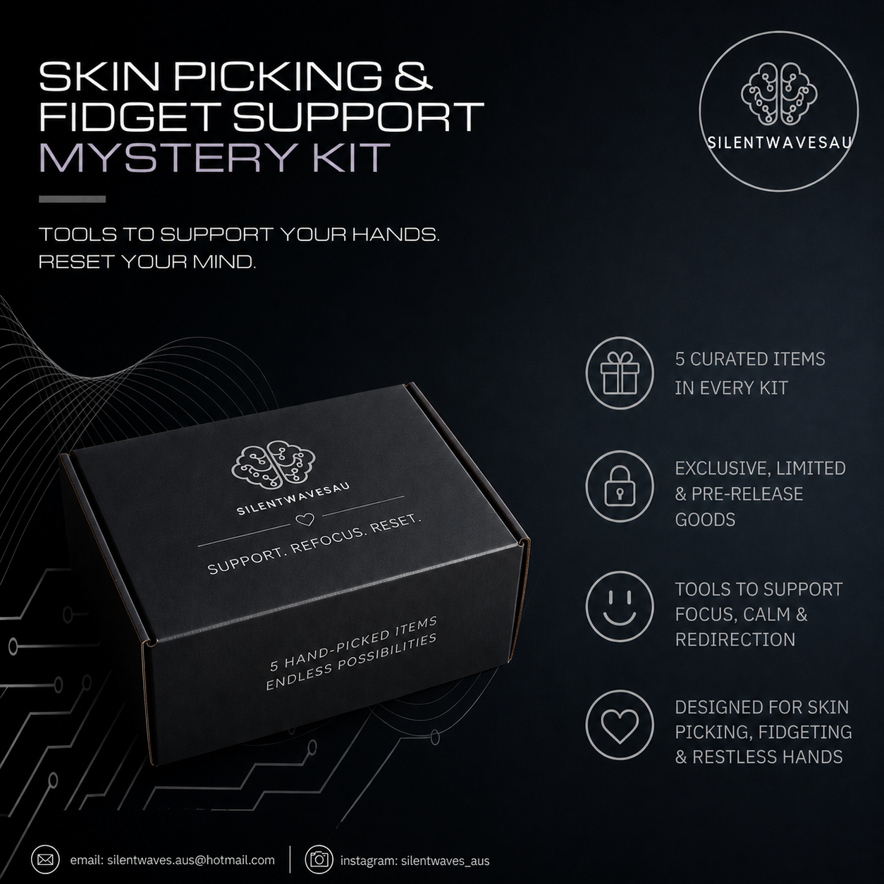 Skin Picking & Fidget Support Mystery Kit