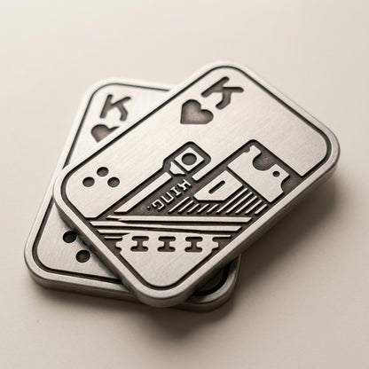 NeuroCards: Metallic Poker Fidget Toy
