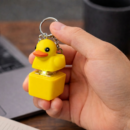 ClickaDuck: Yellow Duck Sensory Fidget Button