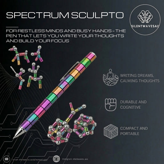 Spectrum Sculpto Magnetic Rainbow Pen & Building Toy