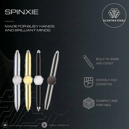 Spinxie Spinner Fidget Pen: Sensory Focus Tool