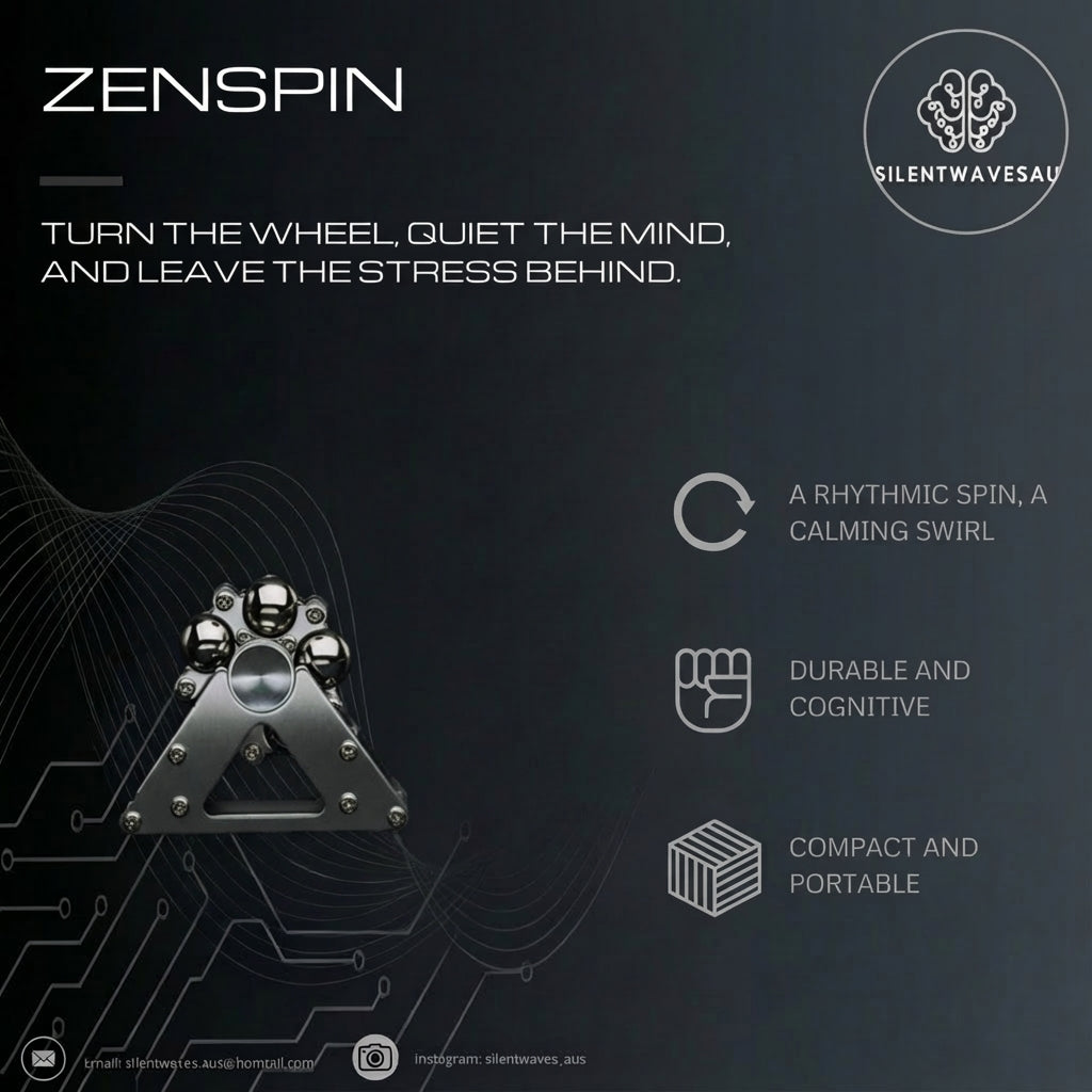 ZenSpin Fidget Spinner: Stress Relief, Focus Enhancer