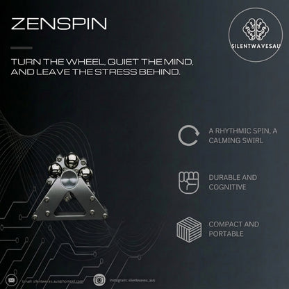 ZenSpin Fidget Spinner: Stress Relief, Focus Enhancer
