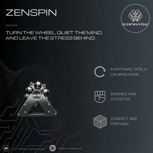 ZenSpin Fidget Spinner: Stress Relief, Focus Enhancer
