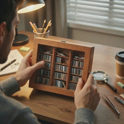 Anxie-Shelf: Shake Bookshelf Ornament for Anxiety Relief